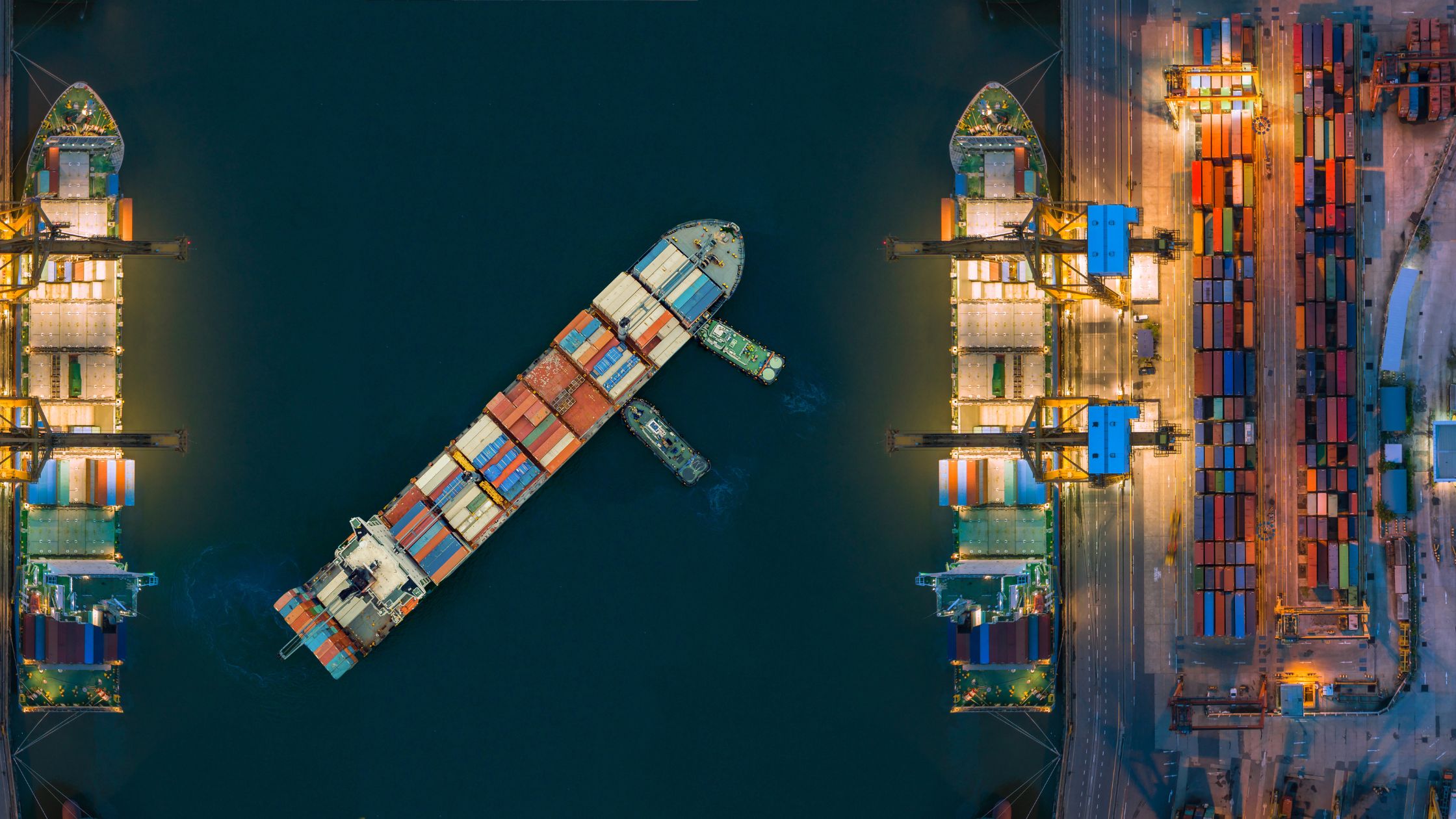 New trends in the gulf region trade by vervo middle east an image of big container ship loaded with cargo in the uae